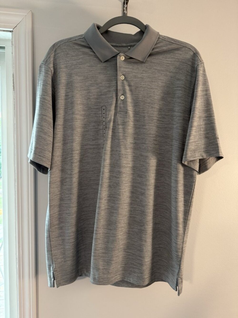 Walter Hagen Essentials Golf Polo Men's M Gray